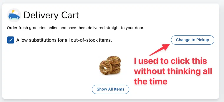 Change to Pickup is too enticing