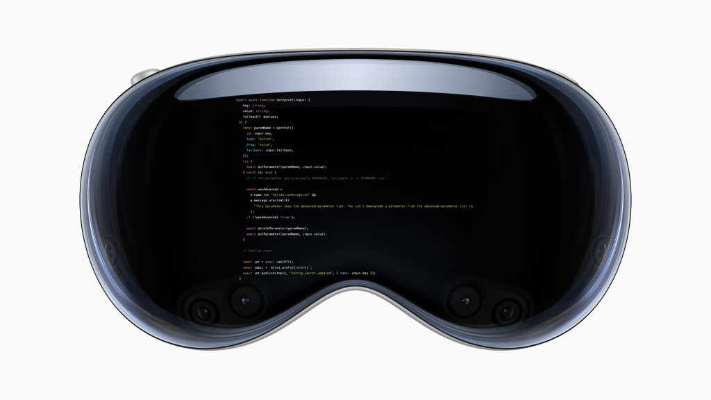 Apple Vision Pro: Writing Code